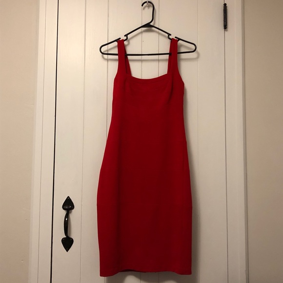 Signature by Sangria Dresses & Skirts - Red, bandage style dress